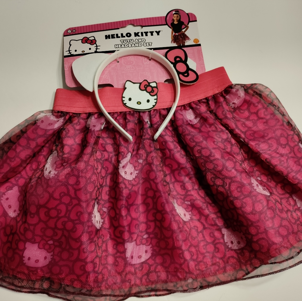 Hello Kitty Tutu Headband Set